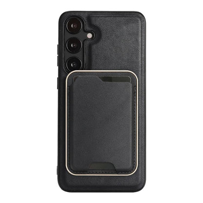 Kalebol Slim MagSafe Ring Magnetic Card Bag Leather Phone Case