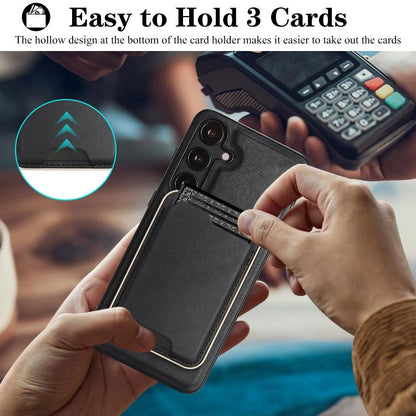 Kalebol Slim MagSafe Ring Magnetic Card Bag Leather Phone Case