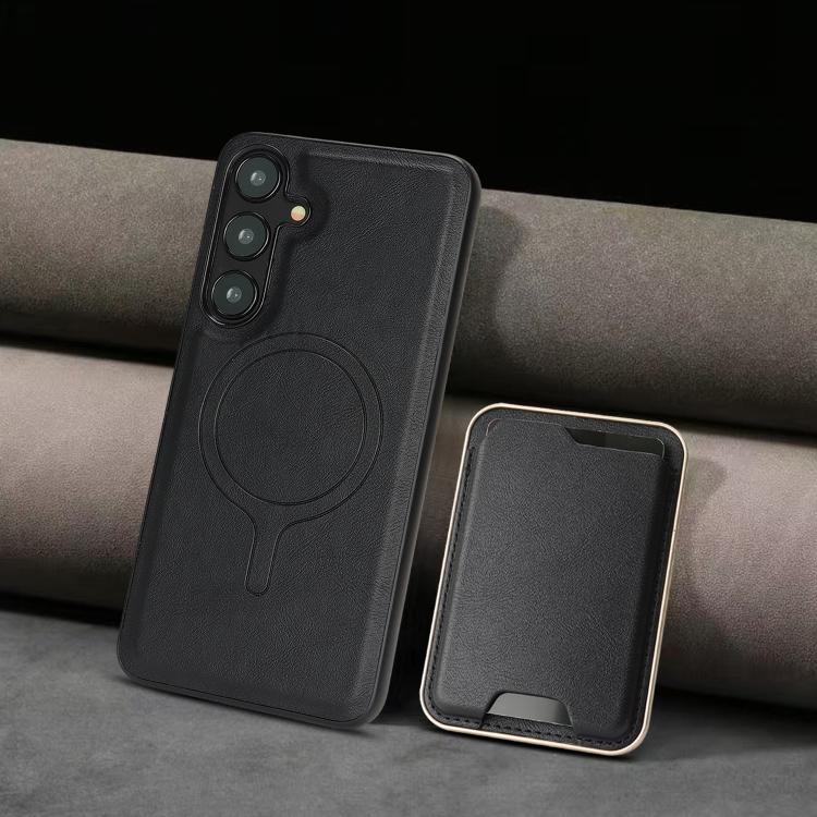 Kalebol Slim MagSafe Ring Magnetic Card Bag Leather Phone Case