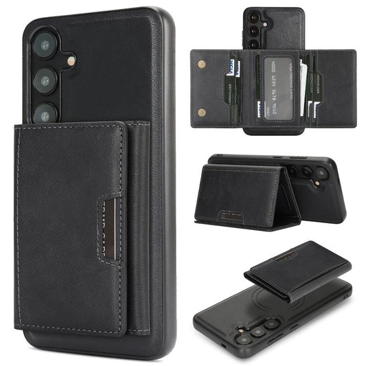 Kalebol Strong Magnetic MagSafe Tri-Fold Wallet Leather Phone Case