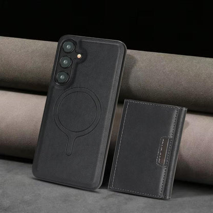 Kalebol Strong Magnetic MagSafe Tri-Fold Wallet Leather Phone Case