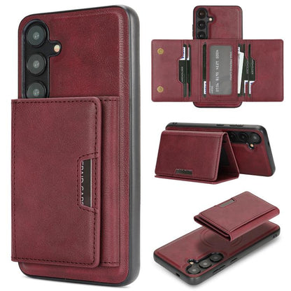 Kalebol Strong Magnetic MagSafe Tri-Fold Wallet Leather Phone Case