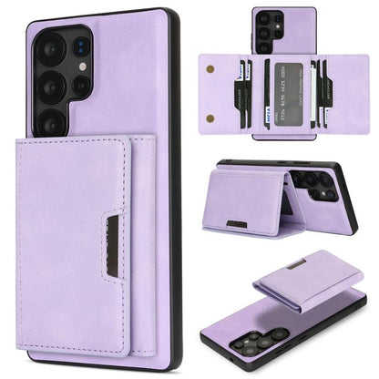 Kalebol Strong Magnetic MagSafe Tri-Fold Wallet Leather Phone Case