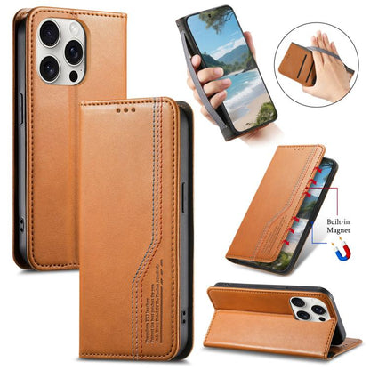 Elastic Wristband Magnetic Suction Leather Phone Case