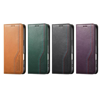 Elastic Wristband Magnetic Suction Leather Phone Case