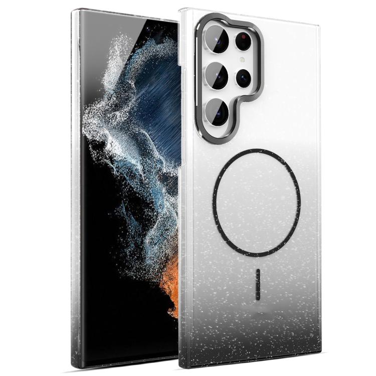 Gold Diamond Glitter Gradient MagSafe Shockproof Phone Case