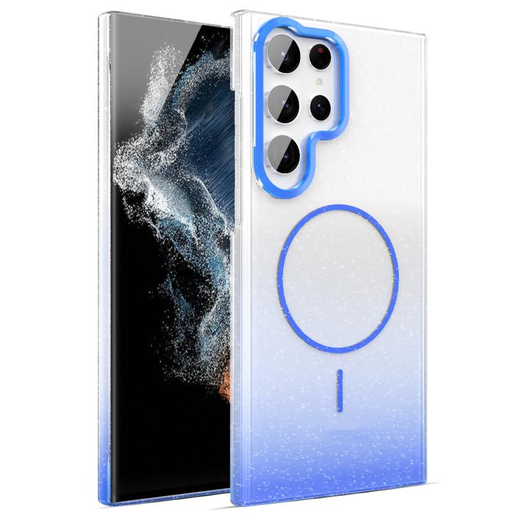 Gold Diamond Glitter Gradient MagSafe Shockproof Phone Case