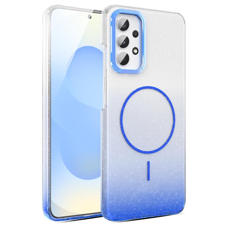 Gold Diamond Glitter Gradient MagSafe Shockproof Phone Case