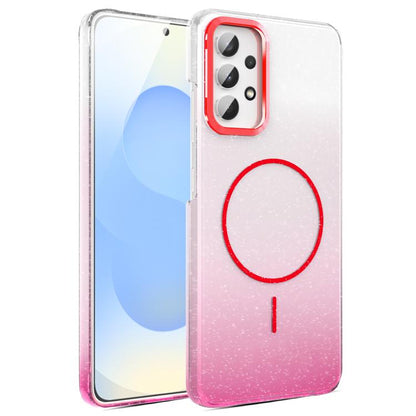 Gold Diamond Glitter Gradient MagSafe Shockproof Phone Case