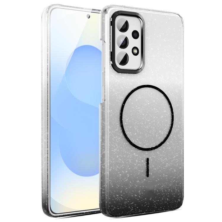 Gold Diamond Glitter Gradient MagSafe Shockproof Phone Case