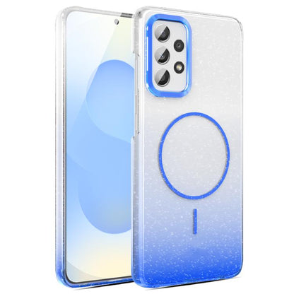 Gold Diamond Glitter Gradient MagSafe Shockproof Phone Case