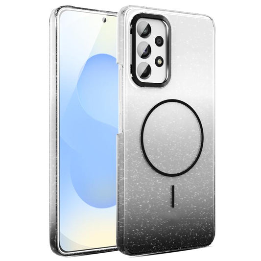 Gold Diamond Glitter Gradient MagSafe Shockproof Phone Case