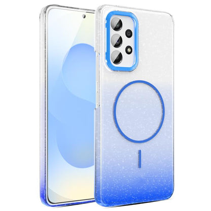 Gold Diamond Glitter Gradient MagSafe Shockproof Phone Case