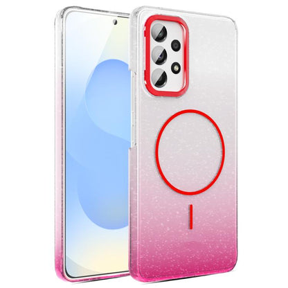 Gold Diamond Glitter Gradient MagSafe Shockproof Phone Case