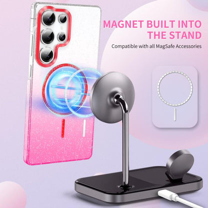 Gold Diamond Glitter Gradient MagSafe Shockproof Phone Case