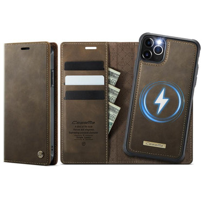 CaseMe C49 MagSafe RFID Blocking Detachable Wallet Leather Phone Case