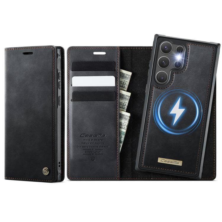 CaseMe C49 Magnetic RFID Blocking Detachable Wallet Leather Phone Case
