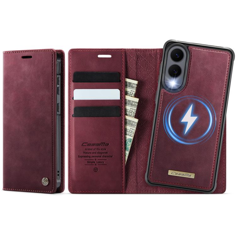 CaseMe C49 Magnetic RFID Blocking Detachable Wallet Leather Phone Case