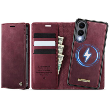CaseMe C49 Magnetic RFID Blocking Detachable Wallet Leather Phone Case