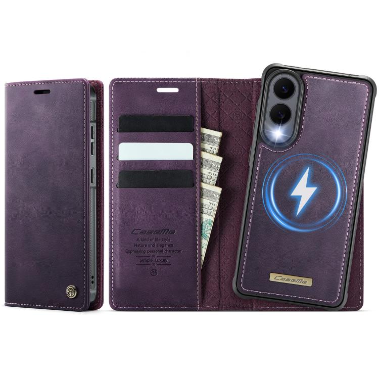 CaseMe C49 Magnetic RFID Blocking Detachable Wallet Leather Phone Case