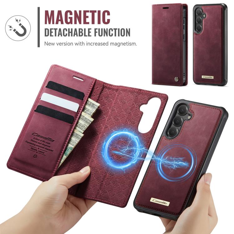CaseMe C49 Magnetic RFID Blocking Detachable Wallet Leather Phone Case