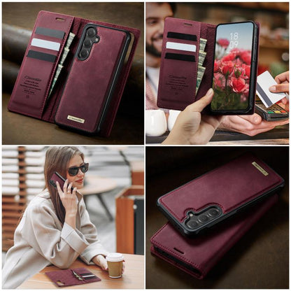 CaseMe C49 Magnetic RFID Blocking Detachable Wallet Leather Phone Case