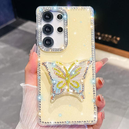 Diamond Glitter Butterfly Holder Phone Case