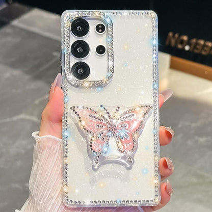 Diamond Glitter Butterfly Holder Phone Case