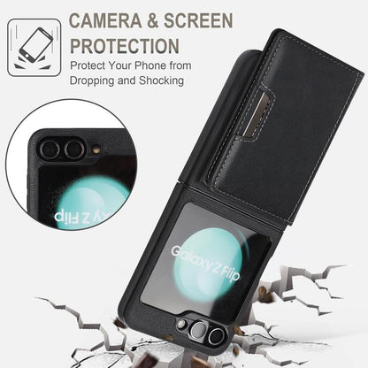 Kalebol Strong Magnetic MagSafe 2-Fold Ring Magnetic Card Case Leather Side Sticker Phone Case