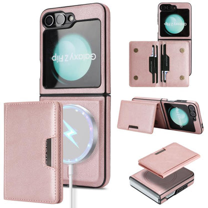 Kalebol Strong Magnetic MagSafe 2-Fold Ring Magnetic Card Case Leather Side Sticker Phone Case