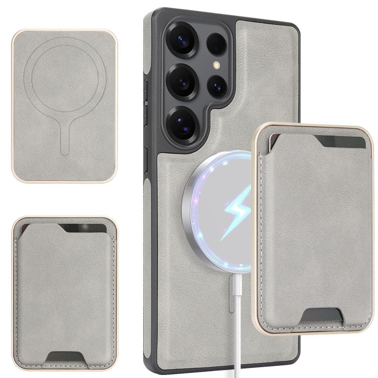 Kalebol Slim MagSafe Ring Magnetic Card Bag Side Sticker Leather Phone Case