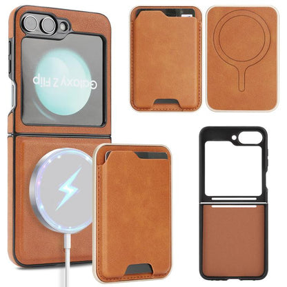 Kalebol Slim MagSafe Ring Magnetic Card Bag Side Sticker Leather Phone Case