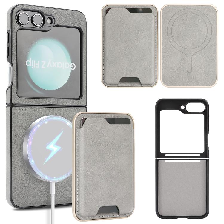 Kalebol Slim MagSafe Ring Magnetic Card Bag Side Sticker Leather Phone Case