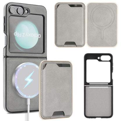 Kalebol Slim MagSafe Ring Magnetic Card Bag Side Sticker Leather Phone Case