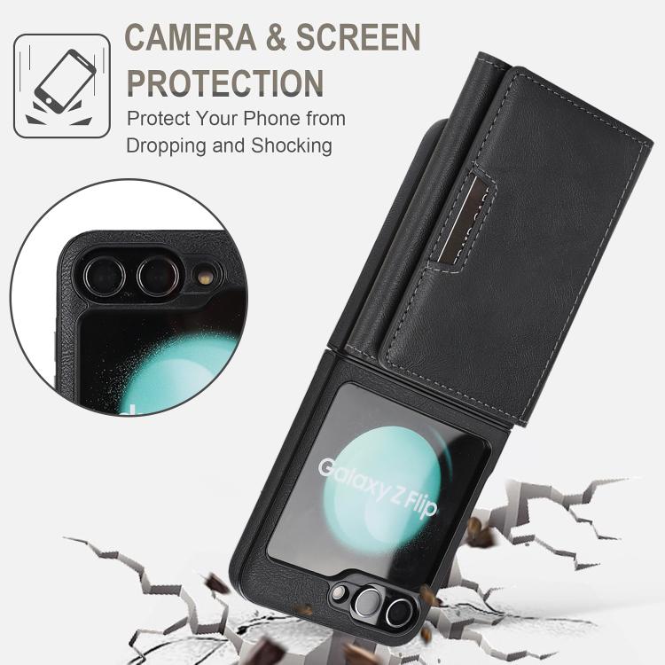 Kalebol Strong Magnetic MagSafe Tri-Fold Wallet Side Sticker Leather Phone Case