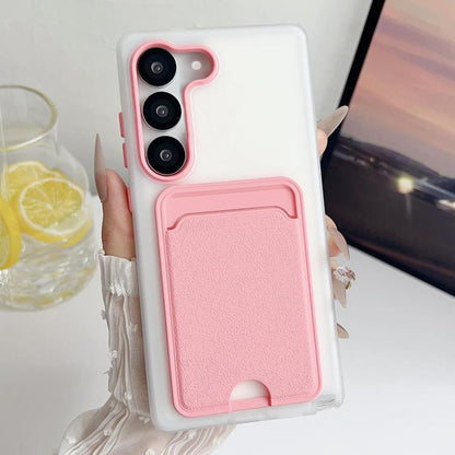 Leather Texture Card Bag Shockproof Phone Case