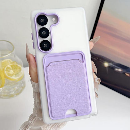 Leather Texture Card Bag Shockproof Phone Case