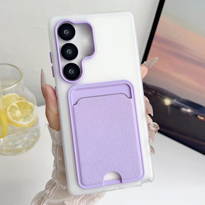 Leather Texture Card Bag Shockproof Phone Case