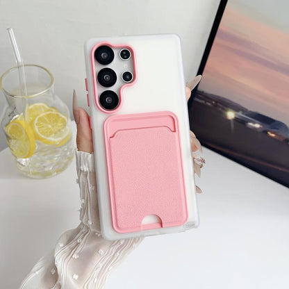 Leather Texture Card Bag Shockproof Phone Case