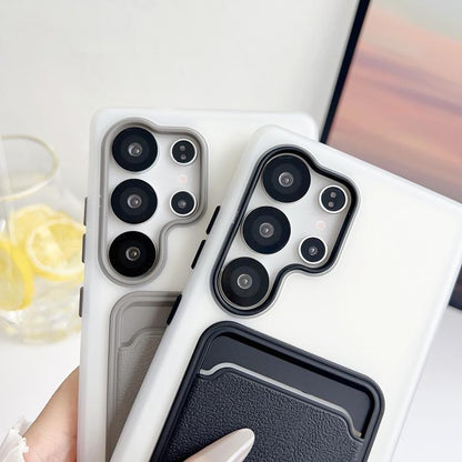 Leather Texture Card Bag Shockproof Phone Case