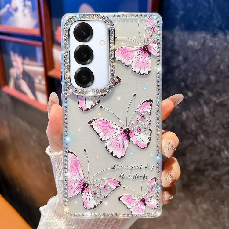 Diamond Glitter Butterfly Pattern Shockproof Phone Case