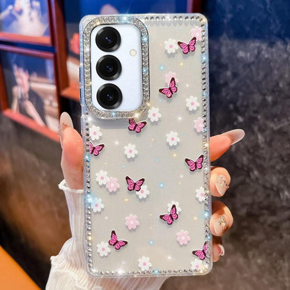 Diamond Glitter Butterfly Pattern Shockproof Phone Case