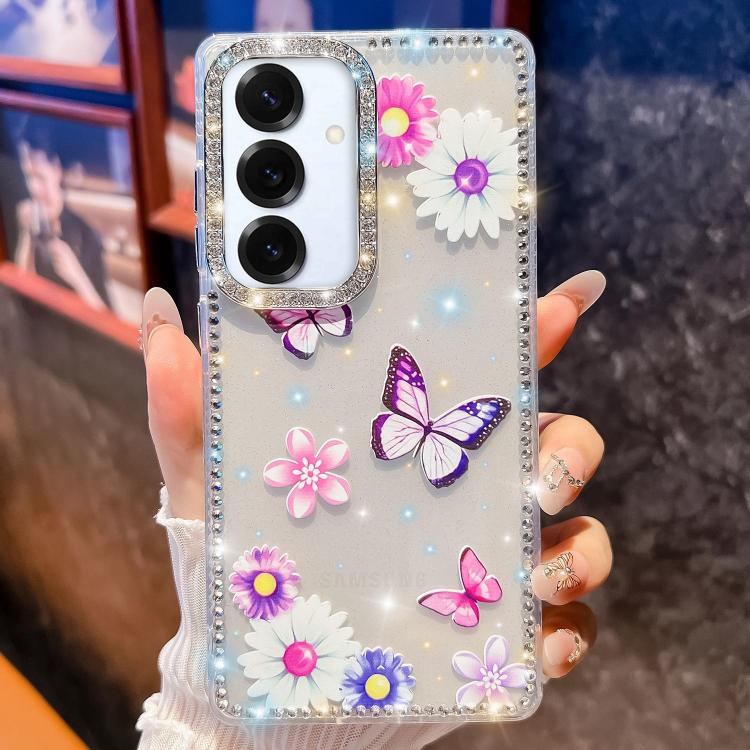 Diamond Glitter Butterfly Pattern Shockproof Phone Case