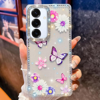 Diamond Glitter Butterfly Pattern Shockproof Phone Case