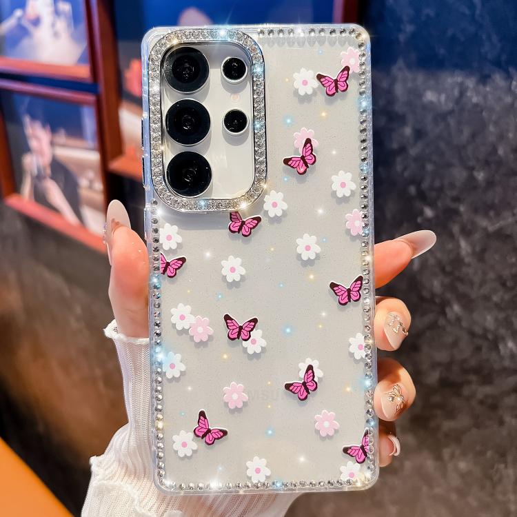 Diamond Glitter Butterfly Pattern Shockproof Phone Case