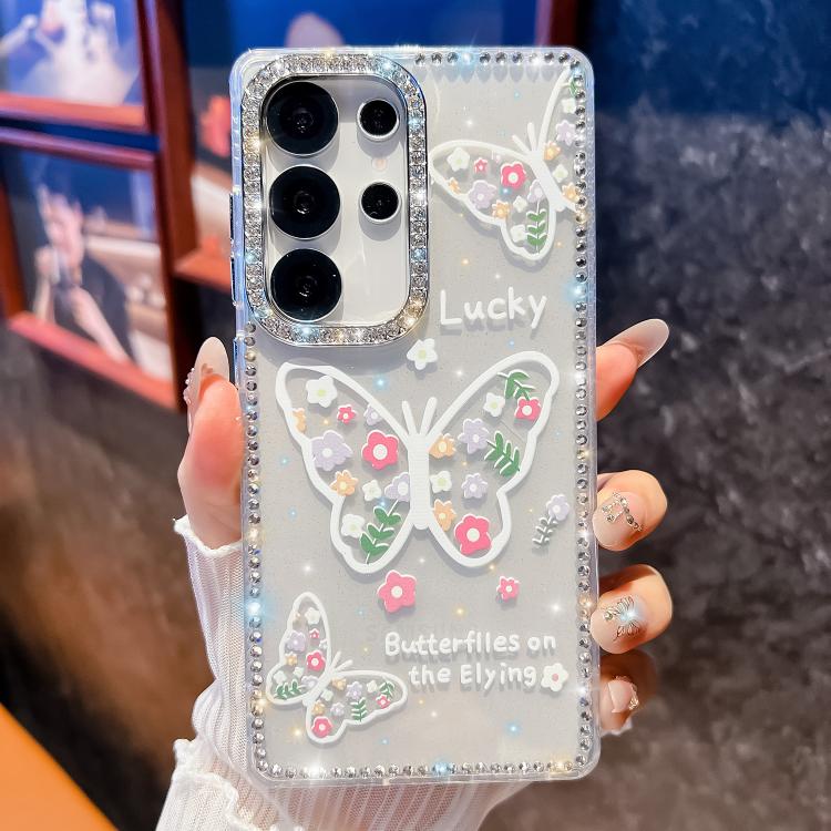 Diamond Glitter Butterfly Pattern Shockproof Phone Case