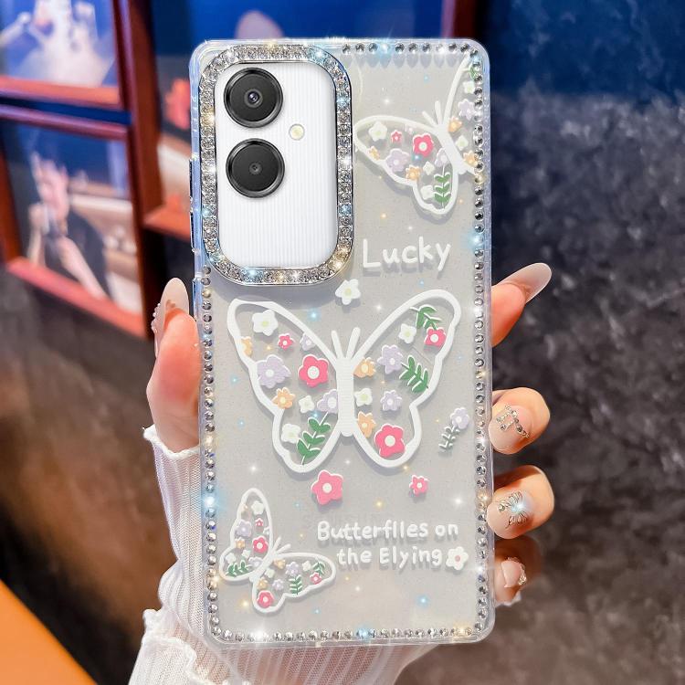 Diamond Glitter Butterfly Pattern Shockproof Phone Case