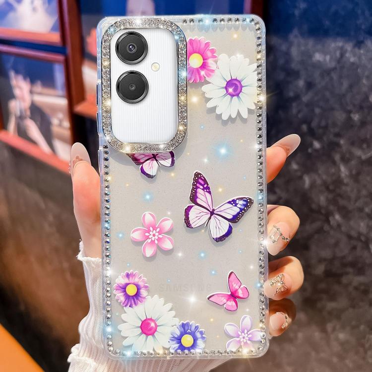 Diamond Glitter Butterfly Pattern Shockproof Phone Case