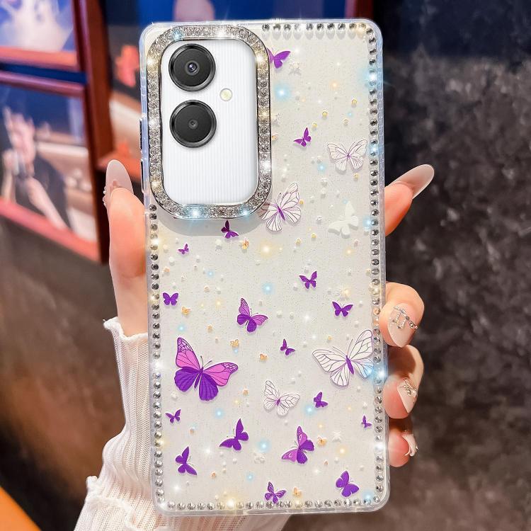Diamond Glitter Butterfly Pattern Shockproof Phone Case