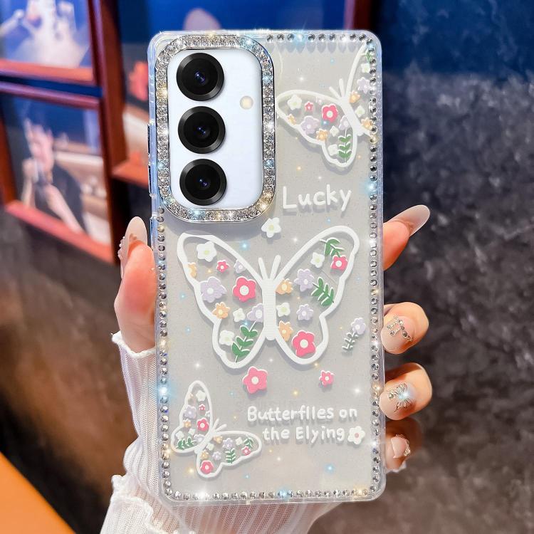 Diamond Glitter Butterfly Pattern Shockproof Phone Case